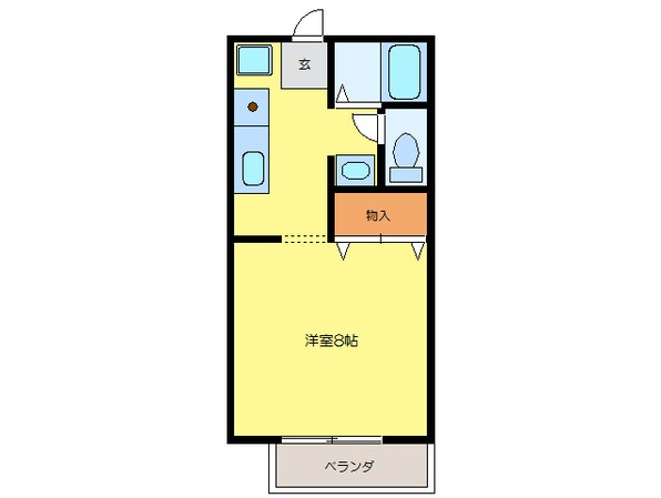 グランデュア21の物件間取画像